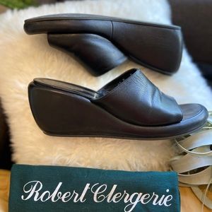 Robert Clergerie Platform Heels - Size 10 - black